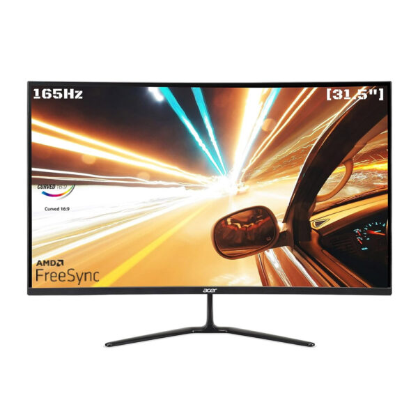 Acer ED320QR 31.5 Inch Full HD (1920x1080 Pixels) VA Panel Curved Gaming LCD Monitor with LED Backlight with 165Hz Refresh Rate AMD Free Sync and 2 X HDMI 1