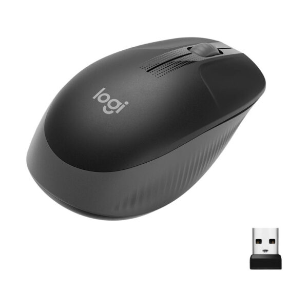 Logitech M190 Wireless Mouse , Full Size Ambidextrous Curve Design, 18-Month Battery with Power Saving Mode, USB Receiver, Precise Cursor Control +