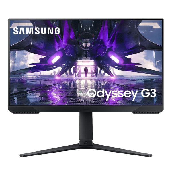 Samsung 24-inch(60cm) Gaming, FHD, 165 Hz, 1 Ms, Flat Monitor, HAS, 3-Sided Borderless Display, Eye-Saver Mode, AMD FreeSync Premium, (LS24AG320NWXXL, Black)